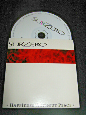 SUBZERO   Happiness Without Peace   promo CD   Hardcore-punk   