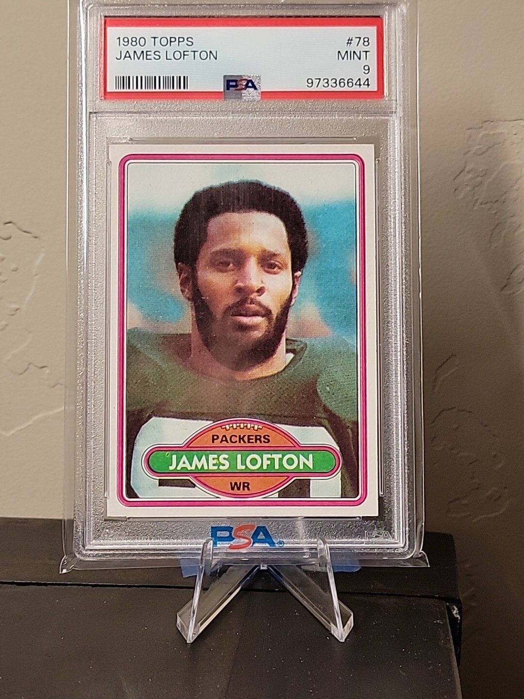 1980 Topps - #78 James Lofton PSA 9 NEWLY GRADED