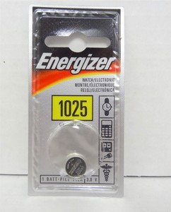 3v energizer cr1025 lithium 1025 coin battery