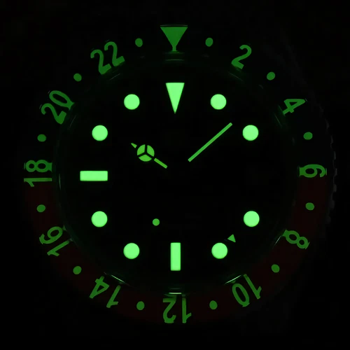 SAN MARTIN SN0005-G-B1 GMT Automatik Edelstahl 40 mm 20 ATM Herren Taucheruhr - Bild 8 von 29
