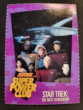 Star Trek Next Generation POWER CARD 1992 Nintendo Super Power Club #93 Magazine