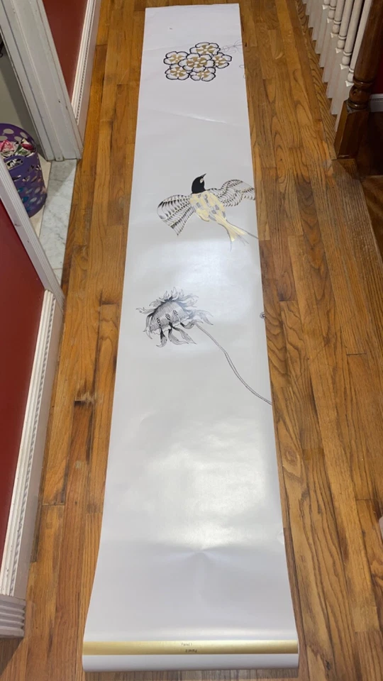 Anthropologie Florence Balducci Flowers & Vines Wallpaper Mural-$380 - Image 2 of 3