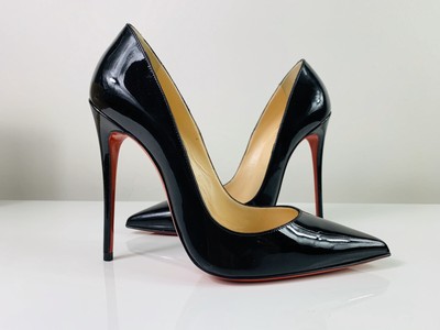louboutin black patent heels