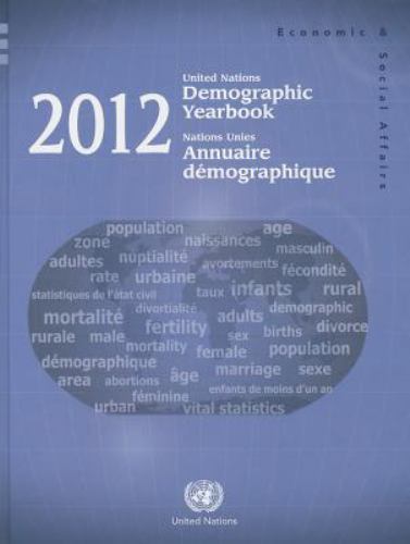 United Nations DEMOGRAPHIC YEARBOOK 2012 Hardcover Very Good Cond. Free Shipping - Picture 1 of 1