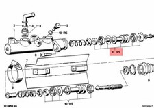 Maître-cylindre de frein BMW 745