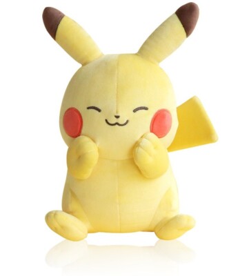 POKEMON Pocket Monsters PIKACHU Electric Type Sitting Plush Doll