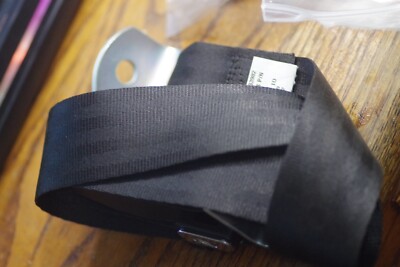 NEW GENUINE BUS SPEC  SEAT BELT & MOUNTS  BLACK, 633982 00093098 FMVSS 209 & 302