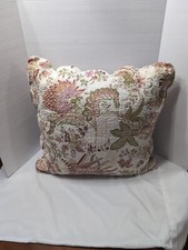 Floral Home Room D cor Pillow Sofa Cushion 18x18x 7 Inches