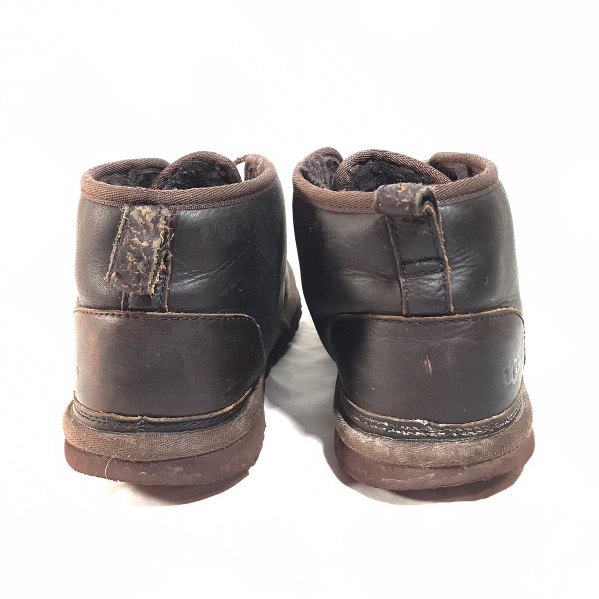 New Mens UGG Neumel China Tea Brown Leather Boots UGG Neumel China Tea Waterproof Leather Chukka Ankle Boots  main image 2