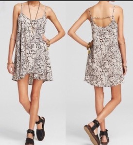 paisley slip dress
