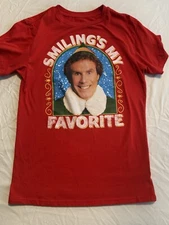 Buddy The Elf Smiling’s My Favorite T Shirt Size M #83~A8