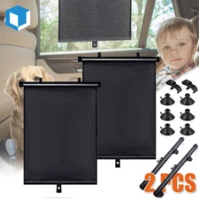 Car Auto Sun Shade Retractable Curtain UV Protection Front Windshield Sun Visor