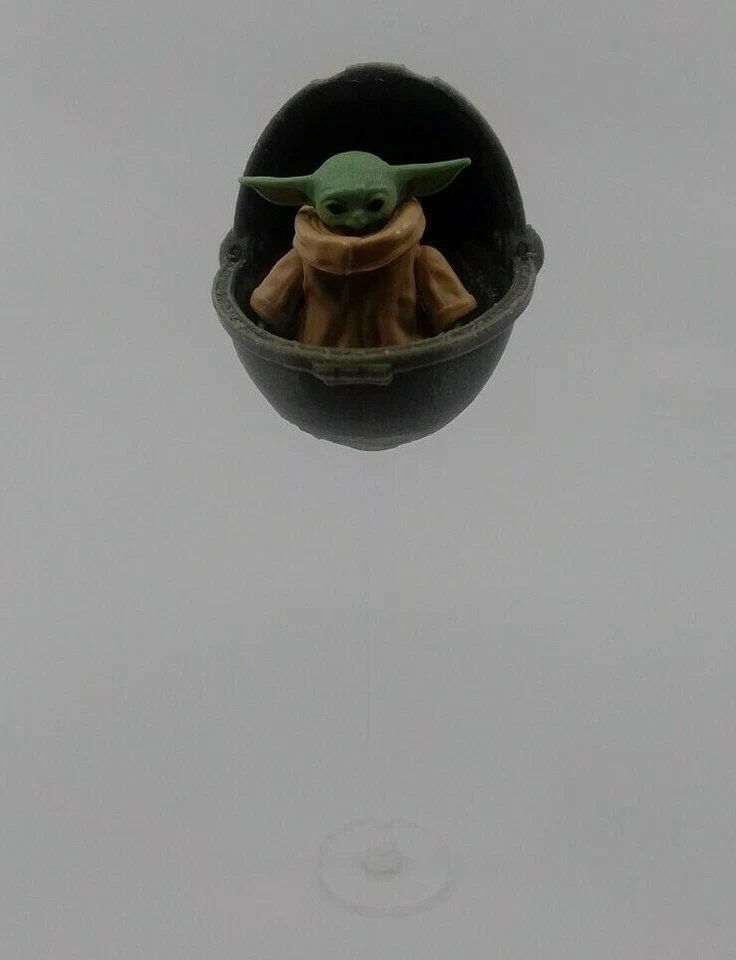 Cápsula impresa en 3D personalizada y soporte transparente se adapta a la serie negra Baby Yoda (The Child) Foto 4 de 4