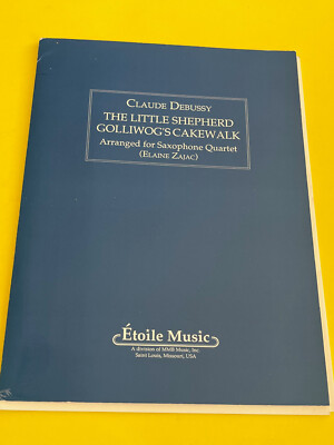 Little Shepherd,Golliwog's Cakewalk, Debussy, arr. E. Zajac, Saxophone Quartet