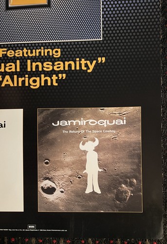 JAMIROQUAI Travelling Without Moving record store 23x36 promo poster 2sided 1996 - Picture 9 of 11