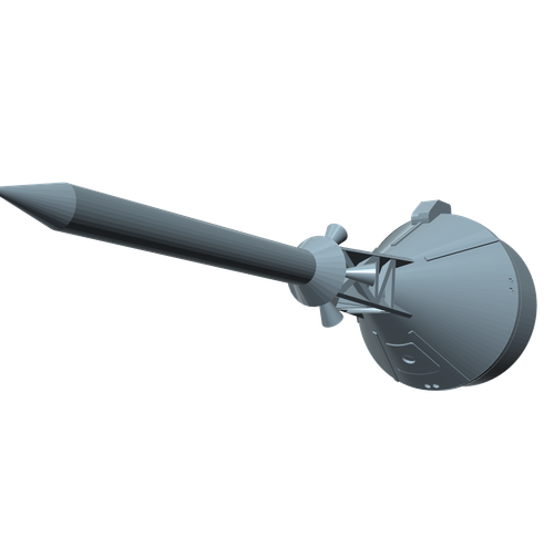 Apollo Capsule & LES Nose Cone Kit 1:100 scale. Direct replacement for Estes. - Picture 4 of 11