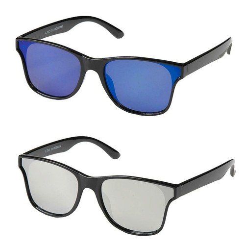 Eyelevel Classico a Specchio Occhiali da Sole Riflessivo Blu Argento Lenti  UV400 | eBay