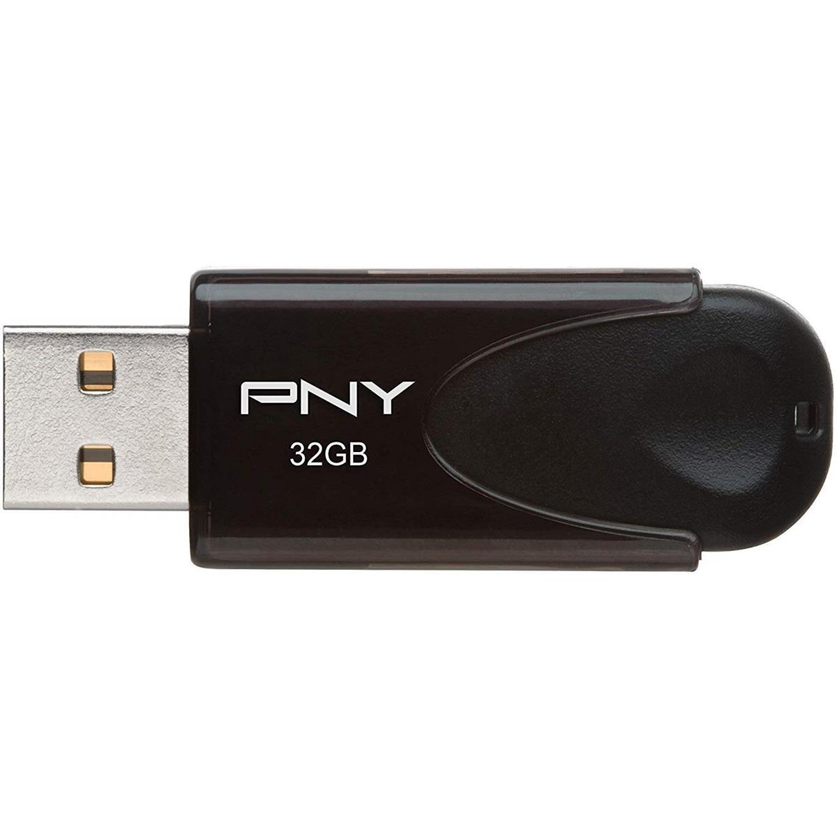Флэш-накопитель PNY Technologies Attache 4 USB 2.0 емкостью 32 ГБ #P-FD32GATT4-GE