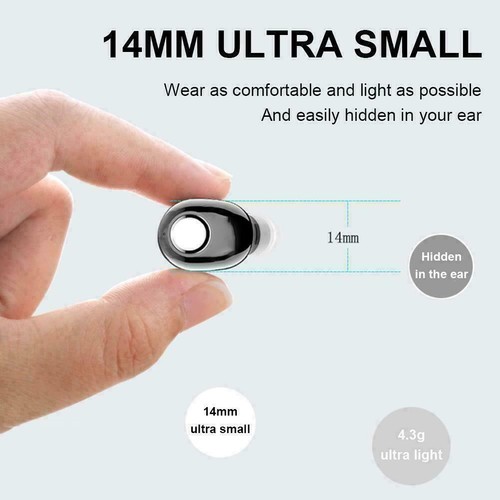 Bluetooth 5.0 Headset Wireless Earphone Earbud Stereo Headphone In-Ear Mini - 第 2/8 張圖片
