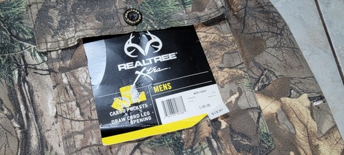 RealTree Xtra mens pants Camouflage L 36/38 Stretch Cargo Outdoors Utility NWT - Picture 13 of 14
