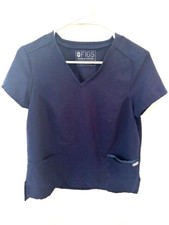 Figs Technical Collection Women's Scub Top XS - Blue