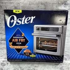 NIB Oster Digital RapidCrisp Air Fryer Oven 9-Function Stainless TSSTTVDAF2