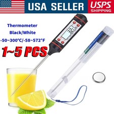 Instant Read Digital Meat Thermometer BBQ Grill Smoker For Kitchen Food Cooking