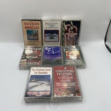 Christmas Music Cassette Tapes Lot Of 8 - Various Artist - NOS - SEALED