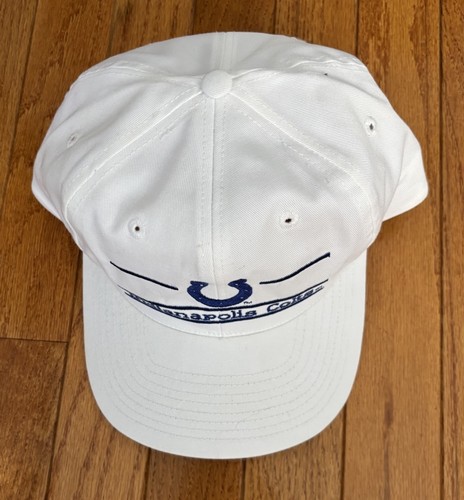 Vintage 1990’s Indianapolis Colts The Game White Script NFL Snapback Hat - Picture 3 of 9