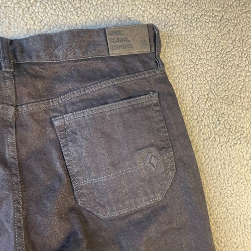 Pantalone denim lana nero Diamond Mission uomo 38x32 lavaggio scuro nero escursionismo nuovo con etichette - Foto 8 di 9