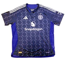 DEAL 55% OFF Adidas IU1391 24/25 MANCHESTER UNITED AUTHENTIC Away Jersey XXL 2XL