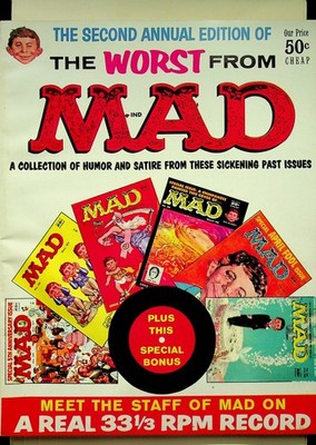 Worst From Mad - Annual #2 (Oct 1957-Jul 1958, E.C.) - Good- - Record missing