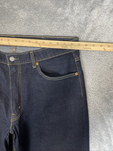 Jeans Levis 550 Uomo 38x32 Blu Scuro Relaxed Tapered Fit Flex Pantaloni Casual - Foto 5 di 11