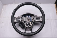 Good Condition 2014-2016 Subaru Forester Black Leather Steering Wheel