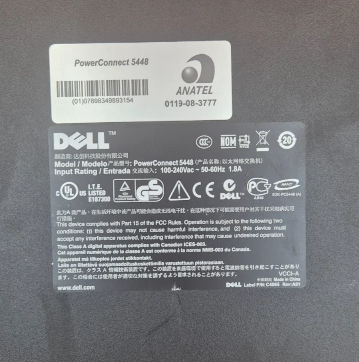 Dell PowerConnect 5448 – 48× Gigabit RJ-45 Ports + 4× Gigabit SFP Uplink Ports - Image 4 of 4