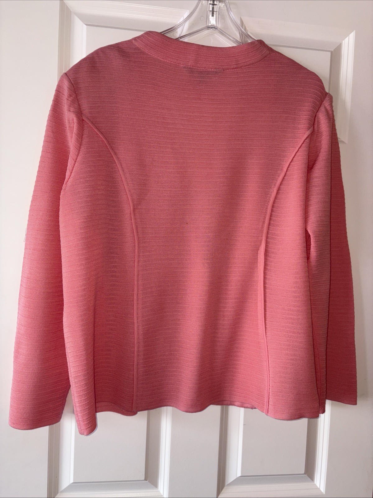 Ming Wang Jacket One Button Textured Cardigan Ora… - image 6