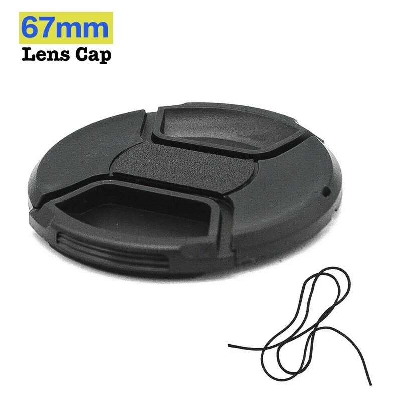 Sony Front Lens Cap Cover 37mm-105mm 1PCS Center Pinch Snap On For Nikon - Image 4 of 4