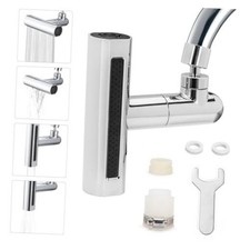 4 in 1 360 Waterfall Kitchen Faucet Head Replacement with 2 Adapters