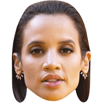 Dascha Polanco (Ohrringe) Promi Maske, flaches Kartengesicht, Kostüm Maske