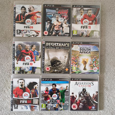 Sony PlayStation 3 Job Lot Bundle of 9 Games incl Assassin's Creed FIFA WWE etc
