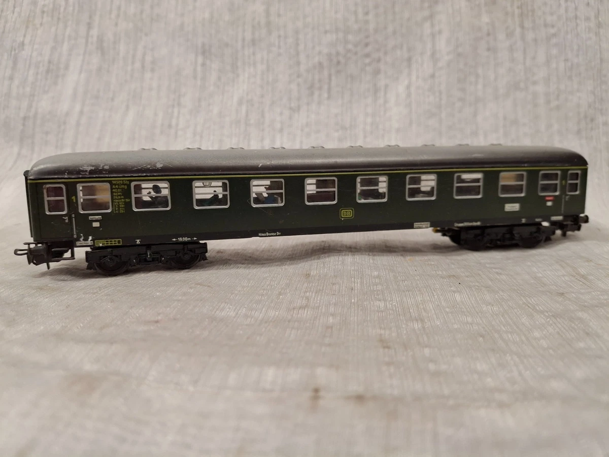 Märklin 4210 H0 Personenwagen 2. / 3. KL 4-achsig grün K.W.St.E. Ep I