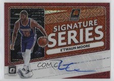 2020-21 Donruss Optic Signature Series Choice Red Prizm E'Twaun Moore Auto 0ud4