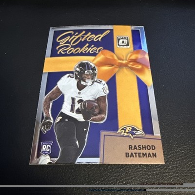 2021 Donruss Optic Gifted Rookies #GR-10 Rashod Bateman Ravens RC clean