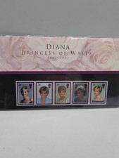 Diana, Princess of Wales, Commemorative Mounted Royal Mail Stamps set of 5 (H15)