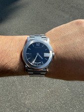 Gucci 101M Day Date G Logo Swiss Made Wristwatch New Battery READ DESCRIPTION