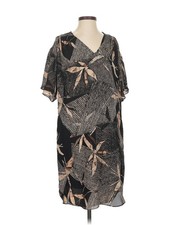 H By Halston Women Gray Casual Dress S