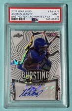 2025 Leaf Vivid Ashton #TA-AJ1 Busting w/Talent White Lava Auto - PSA 9 *POP1*
