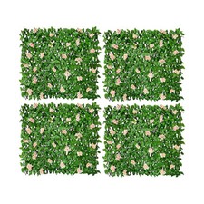Expandable Faux Ivy Fence Privacy Screen for Patio Outdoor Balcony Bedroom De...