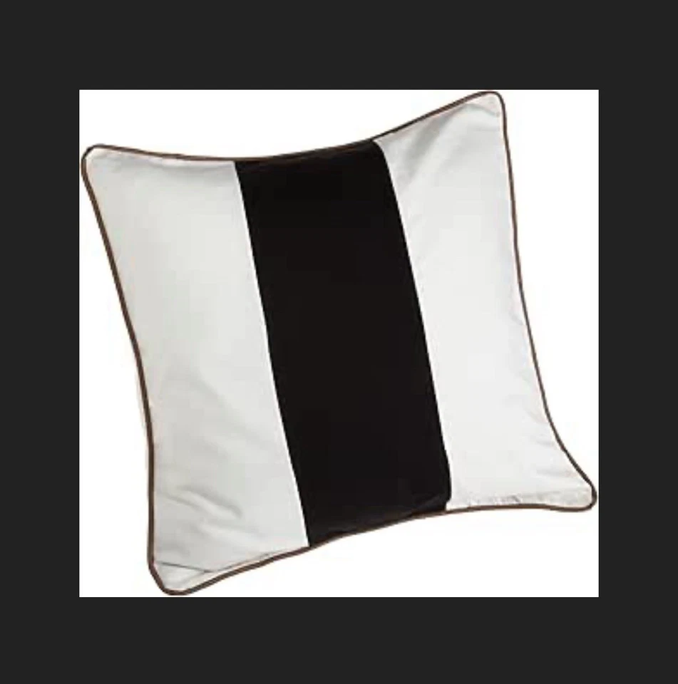 Michael Kors Sumatra Espresso Marrón Almohada Europea Falsa 26 in x 26 in Nuevo en Paquete Foto 2 de 4