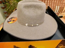 Serratelli 6X Beaver Cowboy Hat, Sz.  7 1/4 (23"), NWT & IOB